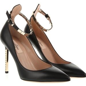 Valentino Garavani Rockstud Ankle Strap Pumps